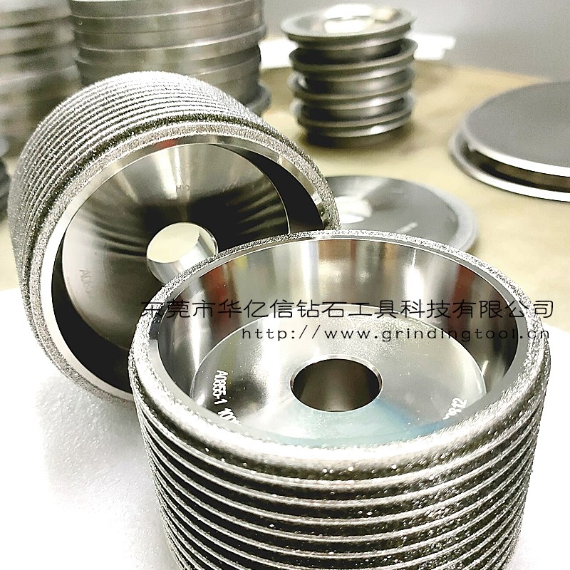 定制电镀金刚石滚轮修整砂轮圆弧砂轮内R外PR滚轮V槽电镀滚轮