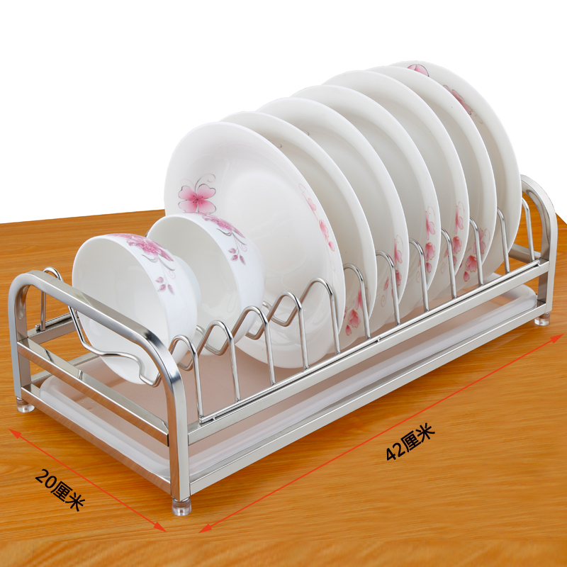 304不锈钢碗碟架碗架沥水架厨房用品盘子收纳架子置物架层放碗架