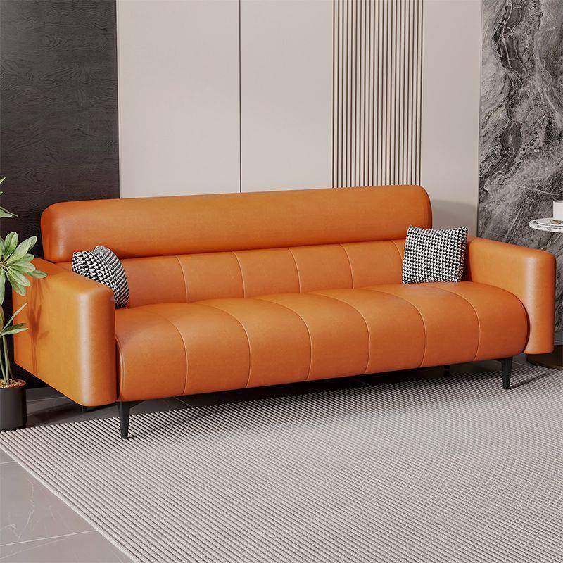 0无品牌/25新款猫爪皮沙2发小户型客厅出租房功能折叠沙多隐形床