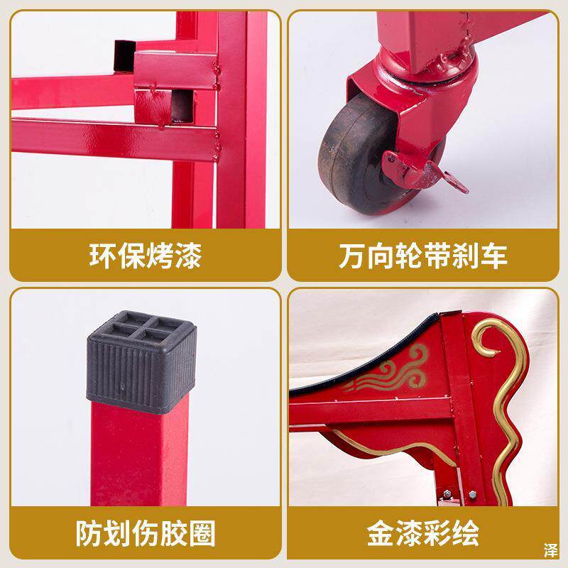 鼓架鼓架儿叠童可折万向子轮UZE铁艺乐大器鼓架战鼓架威风锣鼓架