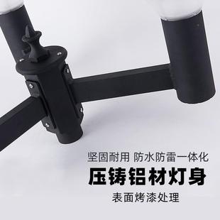 户外2米2.5米3米L庭院灯太阳能sg11E5W小区园广场花D园公道路景观