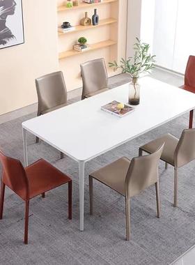 式意极简马简鞍椅现代约小户型马鞍皮椅轻奢酒店EDN餐厅设计师餐