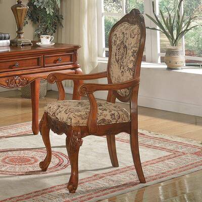 欧式古全实木餐椅用靠背带手化妆凳美扶式书房DC66101桌椅学生电