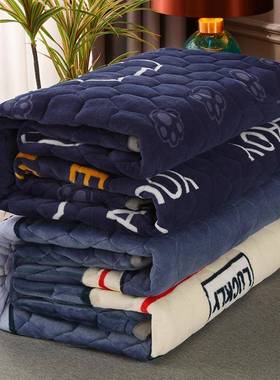 冬季保暖床垫软垫1一8二2五5兰法绒褥学子单人FIY生米宿舍加绒垫