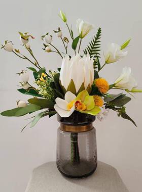 M27清新手札花束真花束餐桌台面婚礼跨B境售仿楼处样1板间M217B假