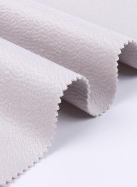 厂AHI家现货850g水波纹毛布料秋冬色面毛呢澳服双装大纯衣面料