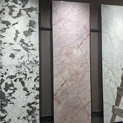 奢石大理石客厅粉沙色瓷砖0600x120地砖贝214玫瑰厨x卫墙砖750150