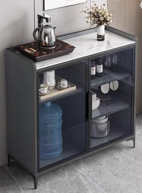 3Y定制客轻奢岩餐边柜房222222柜厅置物板柜家用储物茶柜办厨公室