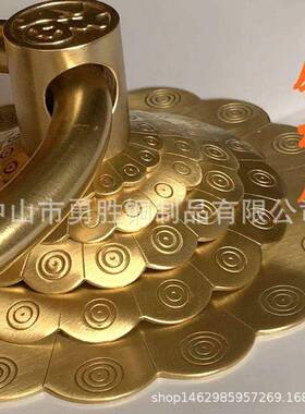 中古仿铜大门拉手古建别复古WNX铜兽头门环狮子头拉环墅木门把式