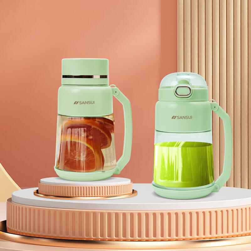 山水便携果汁机(吨吨桶)SH-A6 榨汁盖+直饮盖 1000ML 开门红礼