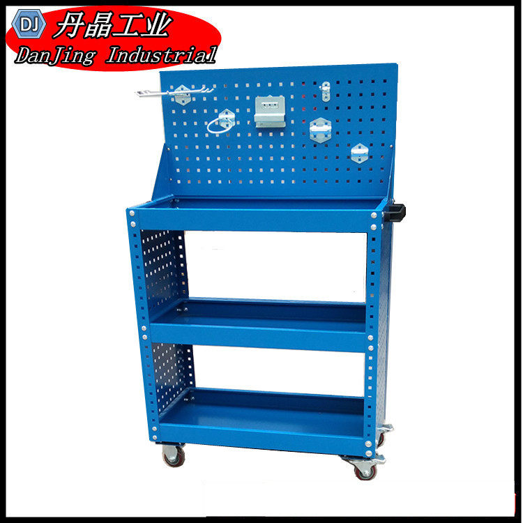 移动工具小车三层开放式工具车汽修工具车搬运车维修手推工具车