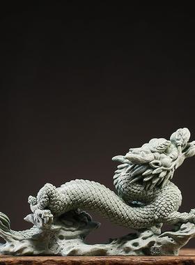 酒国潮风腾万里茶宠龙茶装玩摆件创意生肖龙招财客厅桌面柜DSWC-2