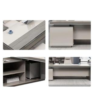 TZO办公桌老板桌简约现代桌椅组合大主班加厚裁轻台奢老板总经理