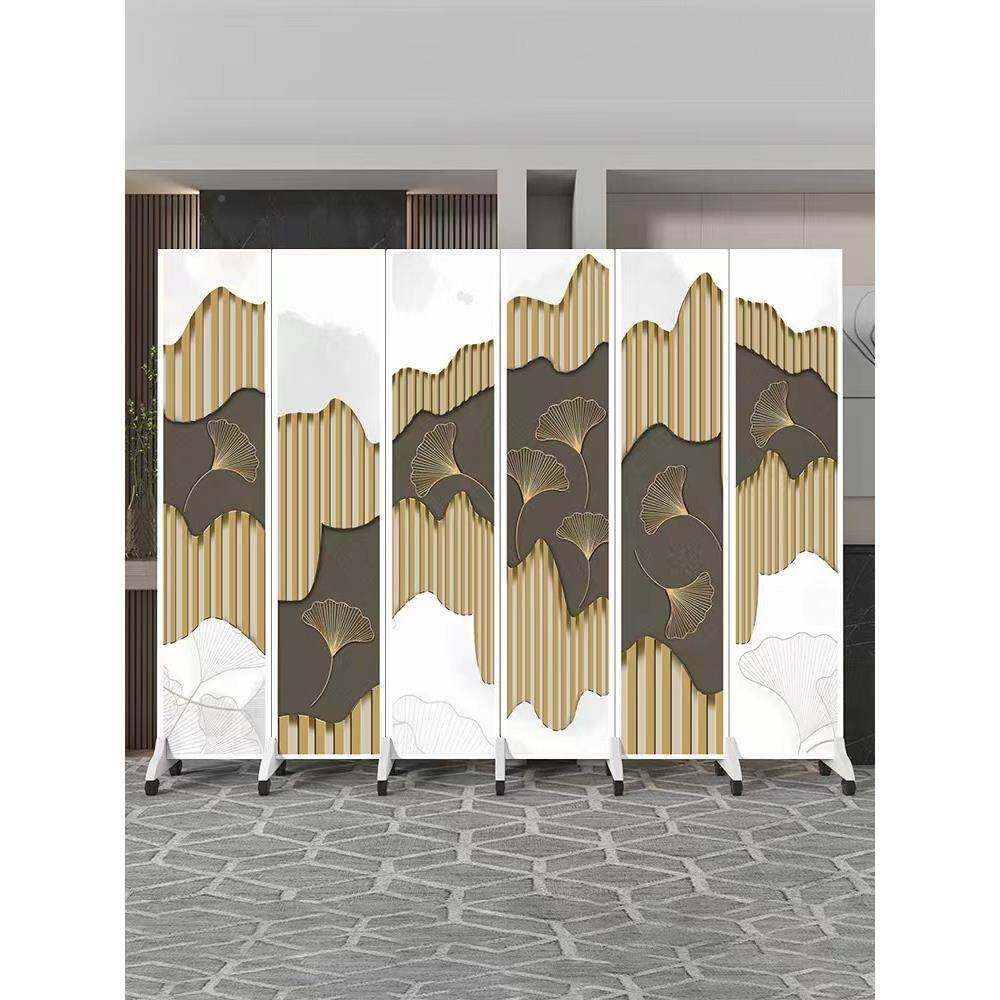 折酒店式遮挡ZP-01帘简约现代新中饭叠店J&办公室屏风隔断可移动