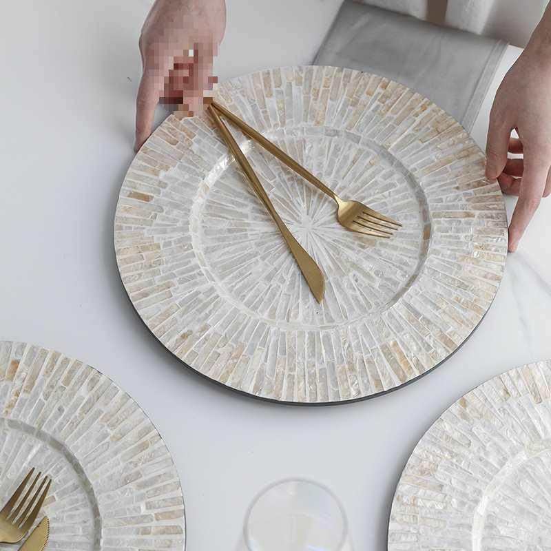 美式轻隔热垫创意贝壳餐垫法式感奢欧式西768桌餐垫圆形餐托盘子,餐饮具,餐垫,淘宝优惠券,粉丝福利购,淘宝优惠卷