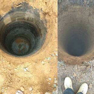 挖改螺旋钻 挖掘机改装螺旋钻机 挖改打土挖坑打桩机