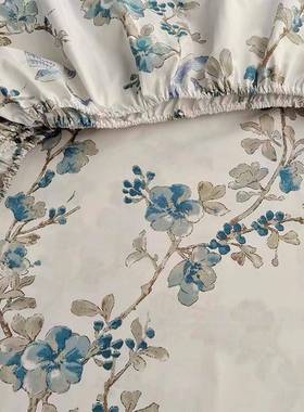 86F7TH5THTM.0春秋60支纯贡缎床罩棉1.2m15m1.8米床笠单件保护套