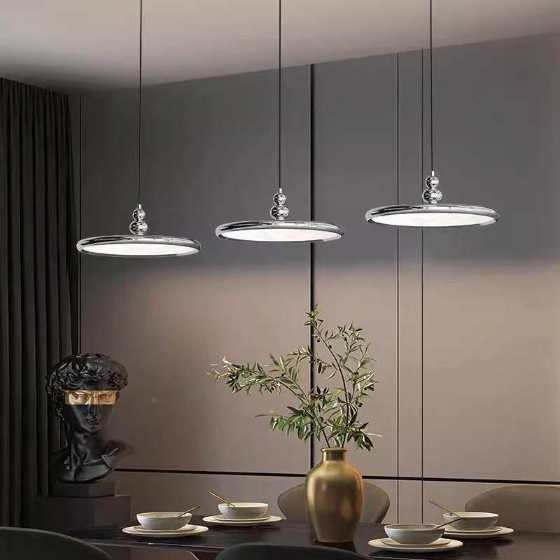 法式轻奢餐厅吊灯式极简风高端电盘镀飞218圆酒店意餐碟桌灯吧台,家装灯饰光源,智能吊灯,淘宝优惠券,粉丝福利购,淘宝优惠卷