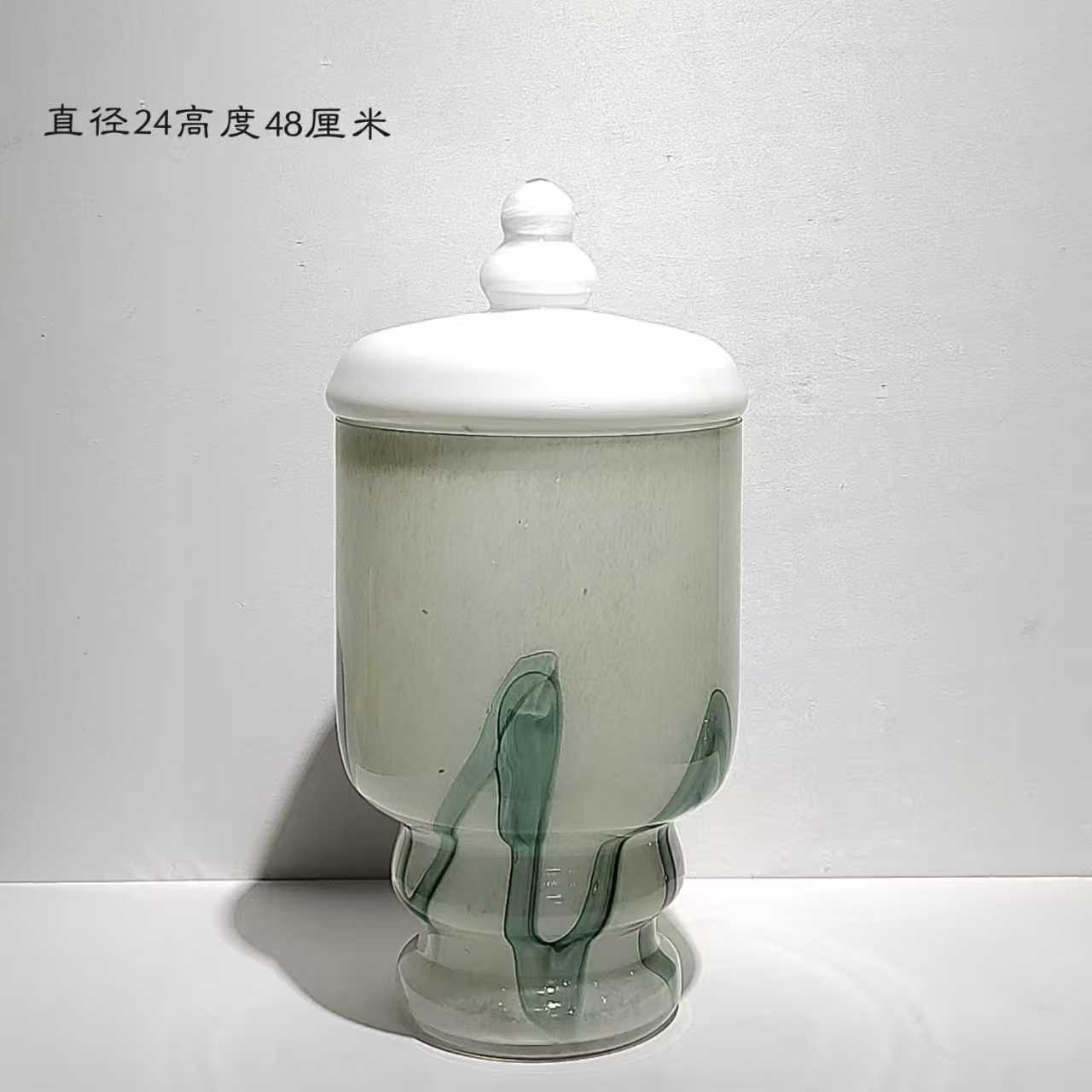 现代简约白色糖罐家居软装饰品糖缸柜台收纳物品装饰摆件