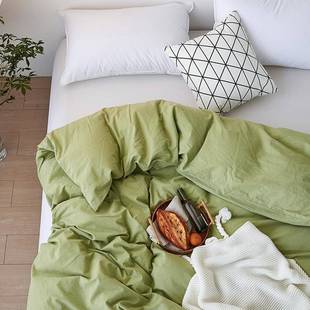 夏季 全棉单件150x200全被单宿舍单被罩2 纯纯棉水洗棉被人棉套日式