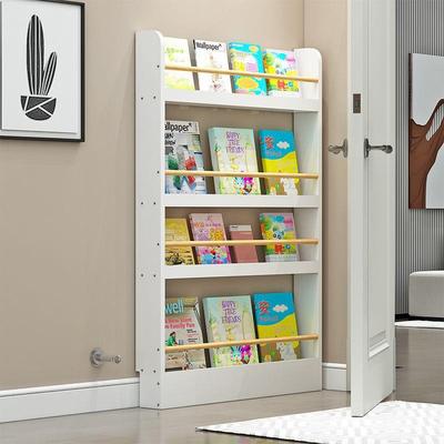 儿童书读架绘架置物架落地壁纳挂墙上多KPT层阅收架家用门后薄书