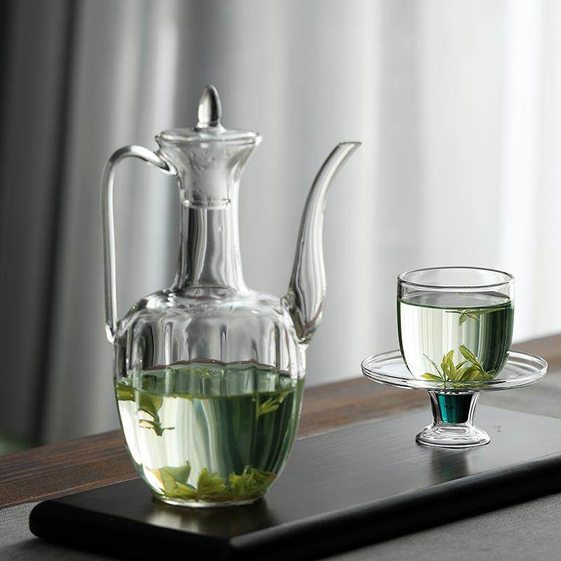 ā棠颂丨璃煮茶仿宋玻贵Fh(h(&aq执妃壶泡茶壶耐高壶温加厚茶具烧