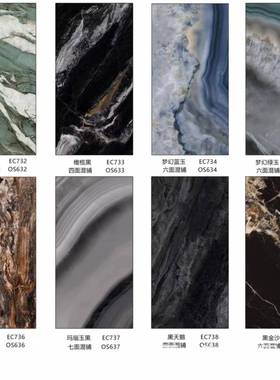 高奢石K大板通体大理石瓷砖750酒x1端50750X15000客厅地砖别墅店T