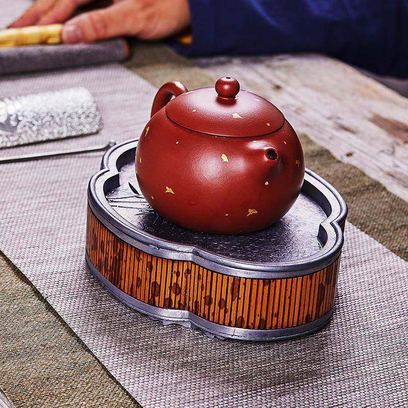湘妃壶承制茶盘茶茶道小巧复古竹干泡台sg031壶承储水台养壶锡茶,餐饮具,整套茶具,淘宝优惠券,粉丝福利购,淘宝优惠卷