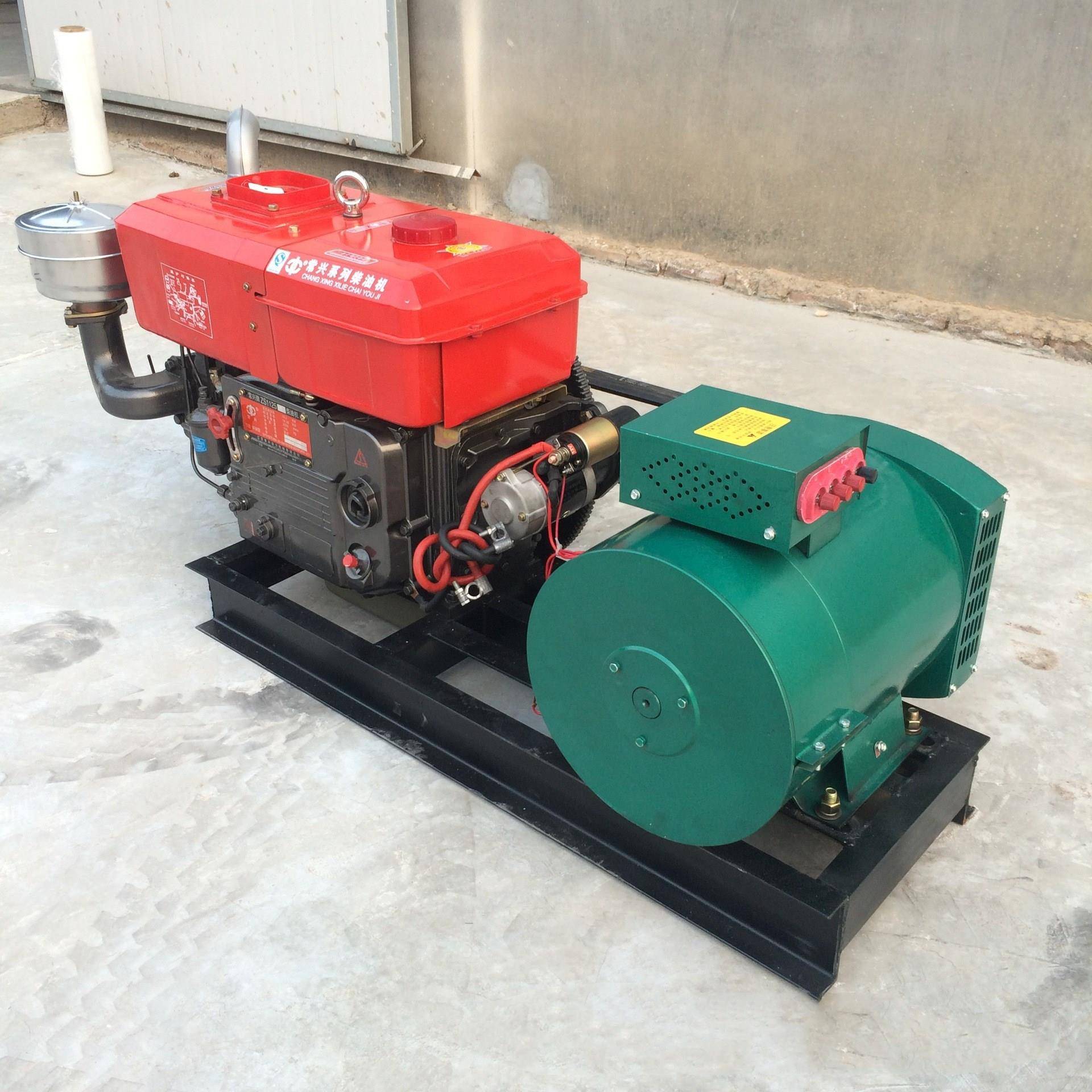 10kw发电小型电球家用30kw千瓦柴油发电机组农用单缸发电机