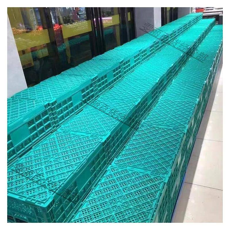 水果店折叠筐新款小号10个易折叠收纳筐摆台展示货架水果筐蔬