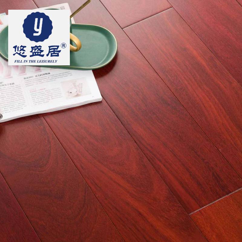 龙凤檀纯实木地板南美二翅豆原木A环保厂家直销卧室全实木家用