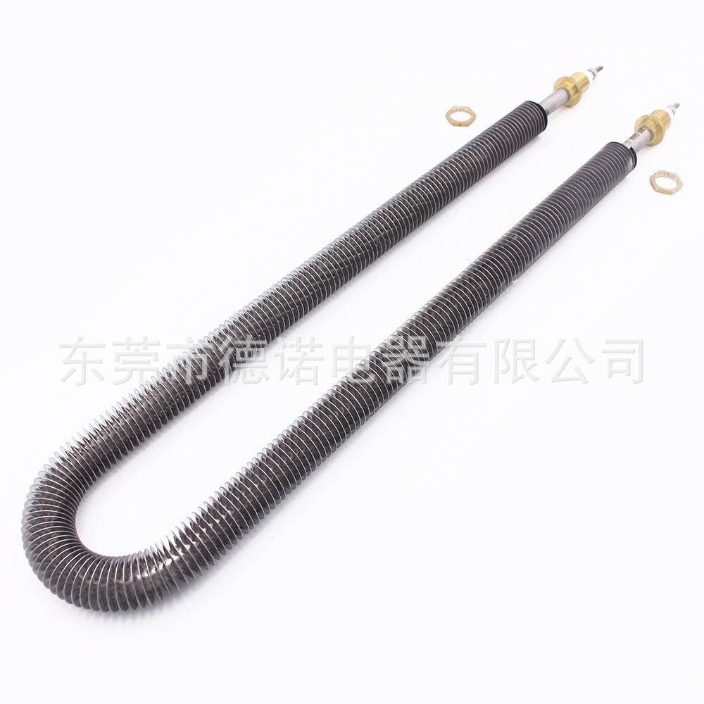U型管片散烤热干烧翅片电热管316烘干翅机片加热管烤箱炉翅片发热