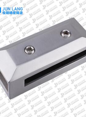 3U04新立品不锈钢梯侧装璃泳玻池夹免开孔柱楼护栏扶手配件