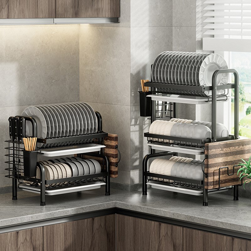 厨房家用多功能放碗m架碗筷收纳盒碗柜置物架碗碟碗盘收纳架沥水