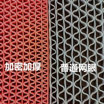 防料滑地垫厨门房厕防滑垫浴室户外商用所塑pvc镂133空防水垫地毯