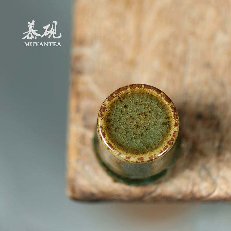 慕砚创意陶瓷竹节盖置中式紫砂壶盖托盖碗盖托杨芳茶道铁壶盖子架