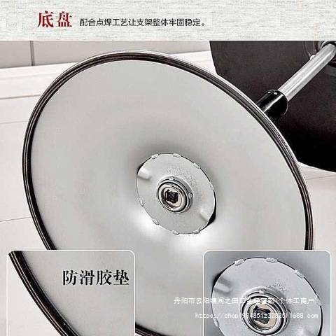 钢化玻璃升降小圆桌圆形茶几圆展会洽谈桌活动桌休闲酒吧圆桌子