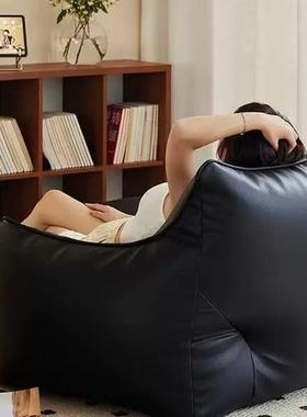 单人发豆网红小户型HUN客沙厅懒人狗窝榻躺椅卧室阳台榻米复古袋