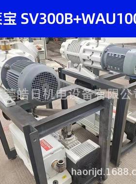 空Leybold德国真空泵机SV300B+WAU1001组SFE爱德华真泵油抽泵