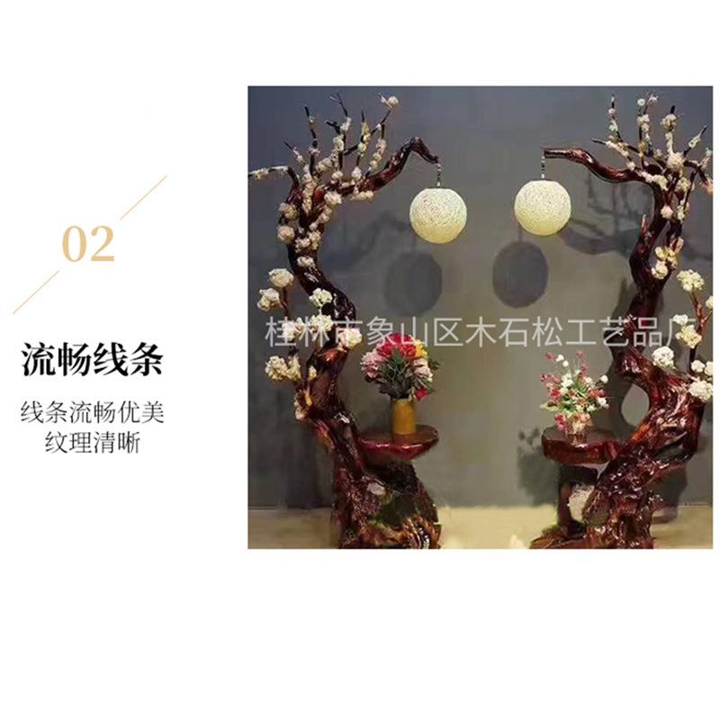杜鹃跟灯饰窗装饰室内型盆景造落地假花杜鹃跟灯摆装修办公室摆件
