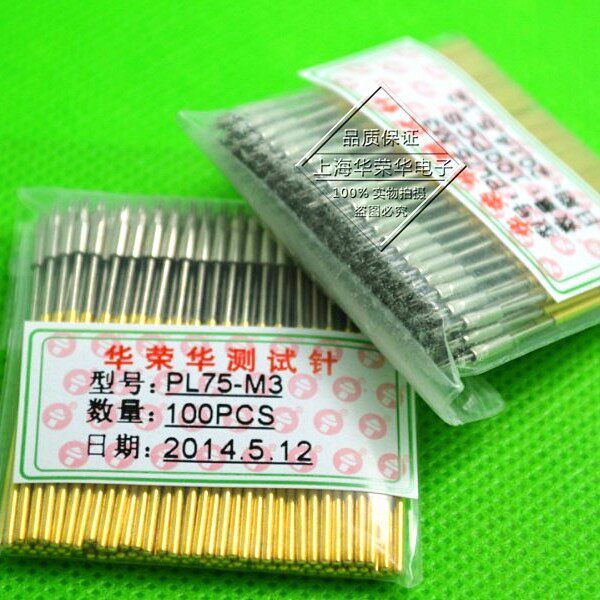 75MIL华荣华探针测试针PL75-M3P111-B3三尖针比一搬针长5