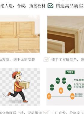 榻米木VTK箱拼床实木箱体储物床自由组合床可定加飘窗拼接宽箱床