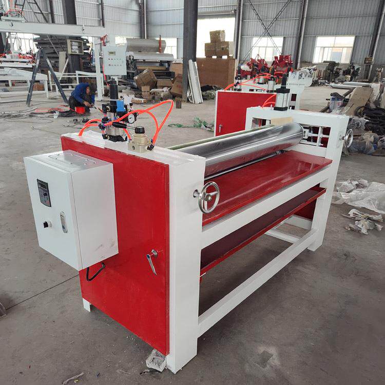 胶工四棍白海绵无纺布涂胶MY-100机木双面自动控温滚机乳胶过胶机