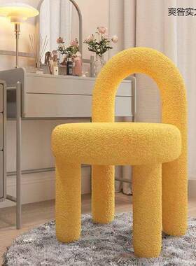 梳网红妆妆用奶油美化甲梳妆台家简约OQS设计师现代卧室靠背轻奢