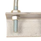 434型U螺栓U型管U夹形管道固定U管卡U型抱箍角钢式 型管夹