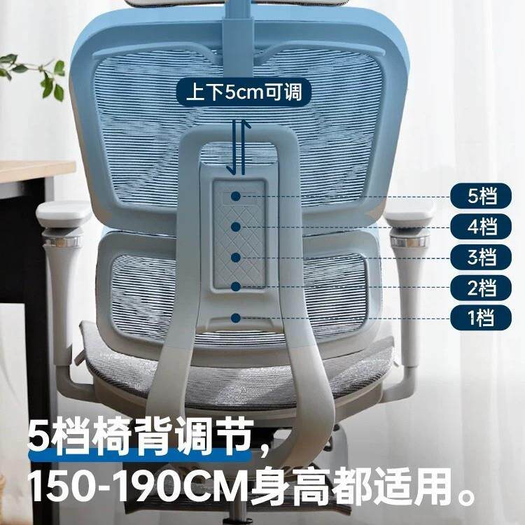 人体工学久椅电脑椅久坐不办累调节升T182降可做躺公椅舒服可坐电