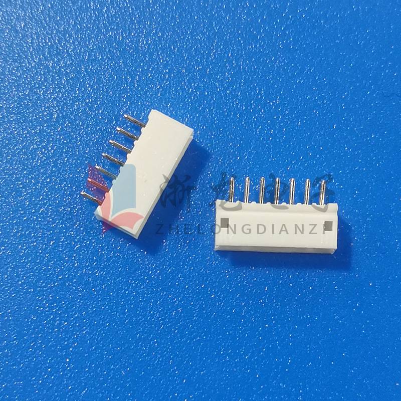 接插件ZH1.5-7P直插端子1.5-7A直针座 180度条形连接器 1000只