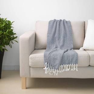 6毯0003宿人字纹60003棉空线毯子航休闲毯针织沙发盖毯酒店民床尾
