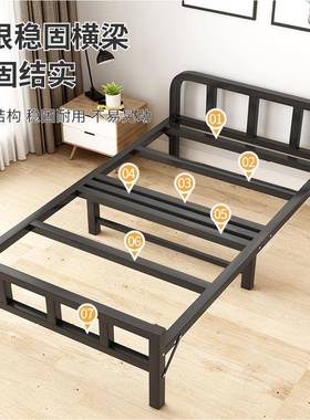 用折叠床单人家办公室午陪休床EWC简易床床便携木板护床出租屋铁