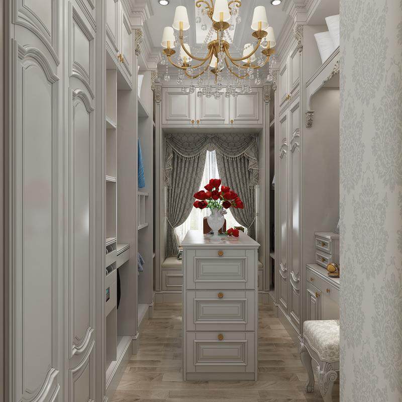 欧式衣头帽间衣柜AZD屋定制大衣柜风格样烤漆免漆全材质多源厂家